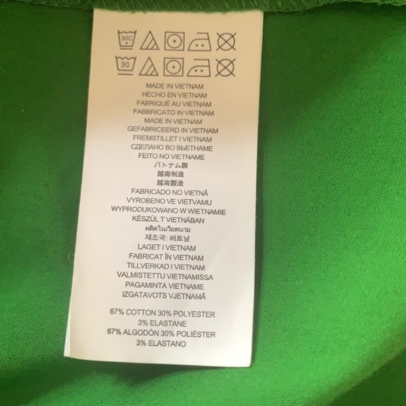 Michael Kors Green Top, tiered sleeves, Size S - Picture 4 of 11